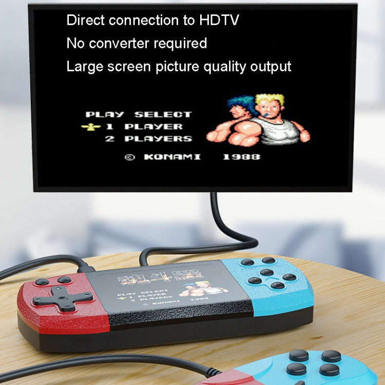 F1 3 Inch Horizontal Screen 620 In 1 Large Screen Pocket Console, Style:, Single Player Red Blue,...