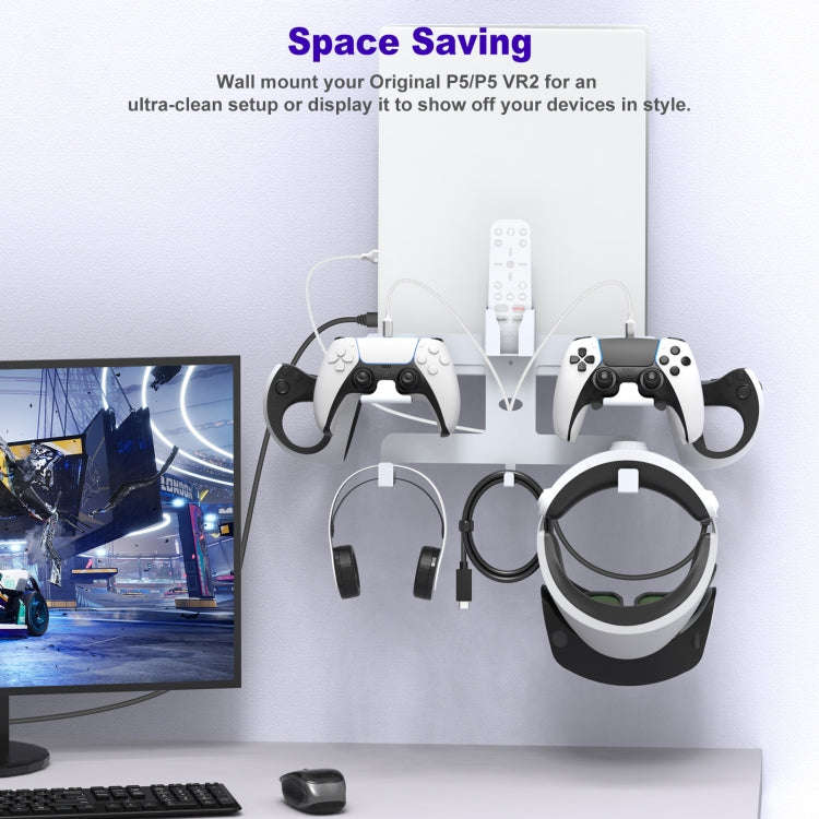 For PS5 / PS VR2 Series JYS JYS-P5163 Helmet Headset Host Handle Storage Rack, JYS-P5163
