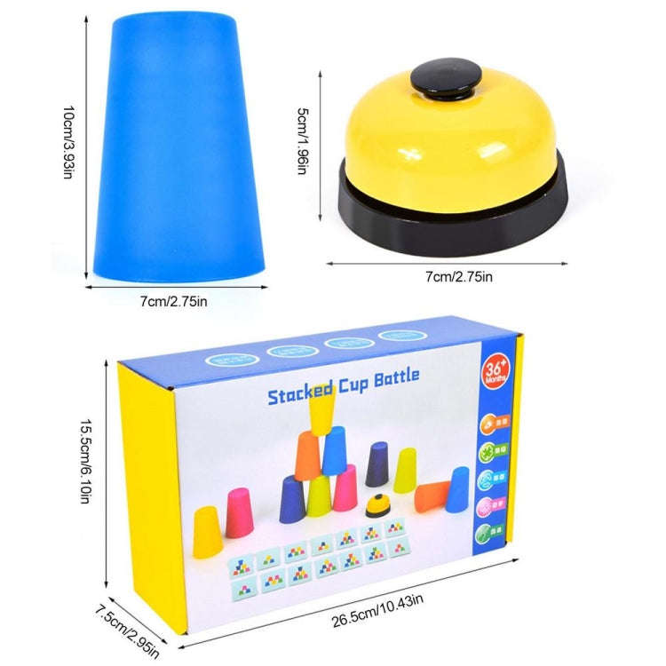 Mixed Colors Quick Stack Cups Speed Training Sports Stacking Cups With Card,Spec:, Single Person,...