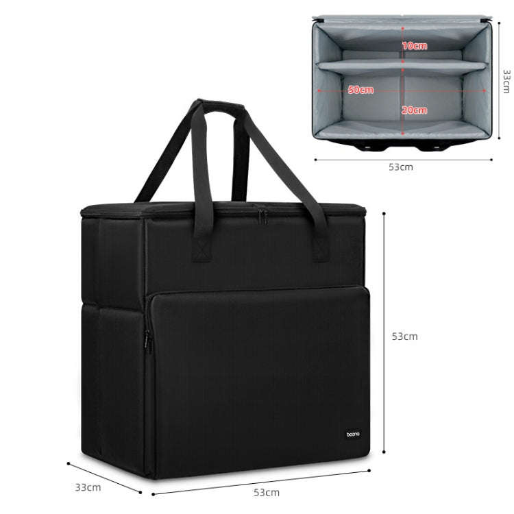 Baona BN-K002 Desktop Computer Host Monitor Keyboard Storage Bag, Size:, Medium 24 inches, Single...
