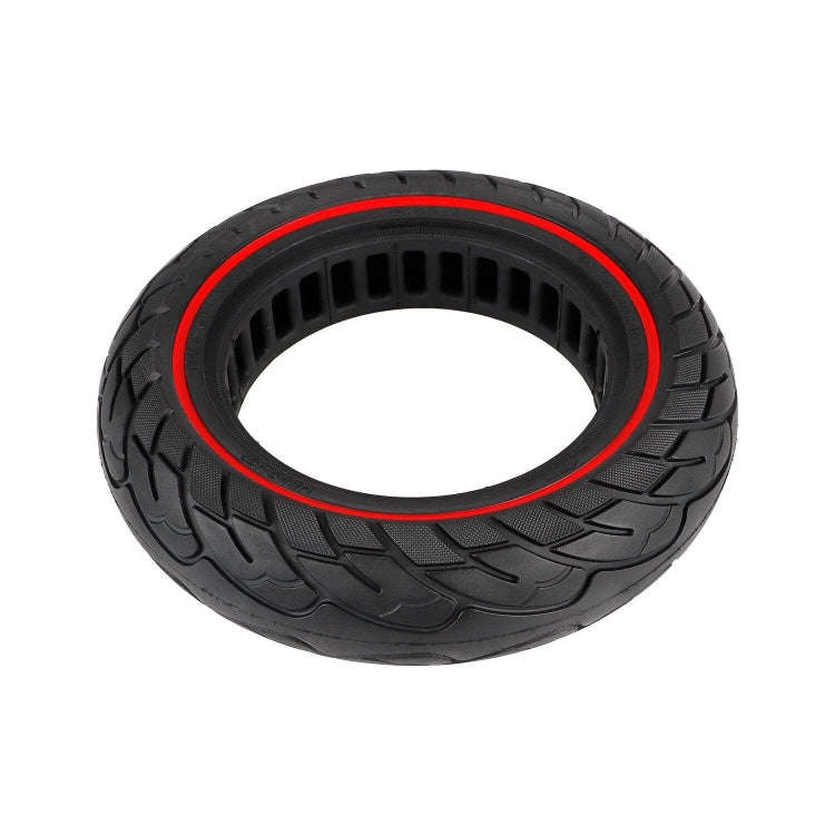 For Ninebot Max G30 10 X 2.5 Inch  (60/70-6.5) Scooter Solid Rubber Tire, 10 X 2.5 Inch Red Line,...