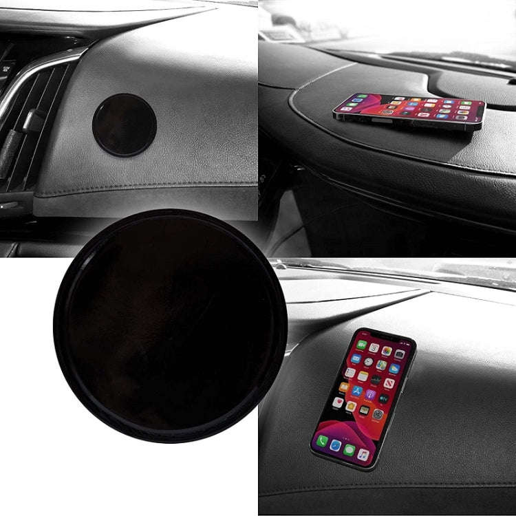 10pcs 5cm Vehicle Round Strong Sticky Non-slip PU Mat, 5cm