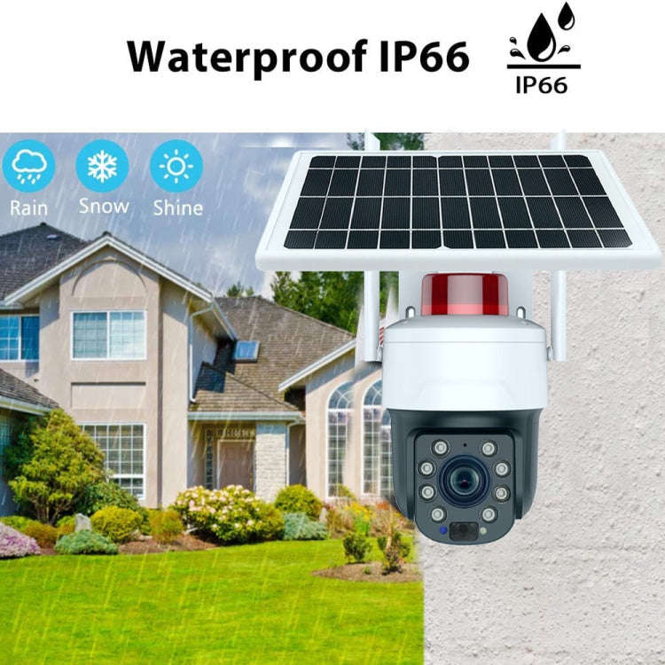 RH-Q10 Graffiti 5MP Wifi Wireless Solar Camera 30X Optical Zoom Auto Tracking Patrol IP66 Waterpr...