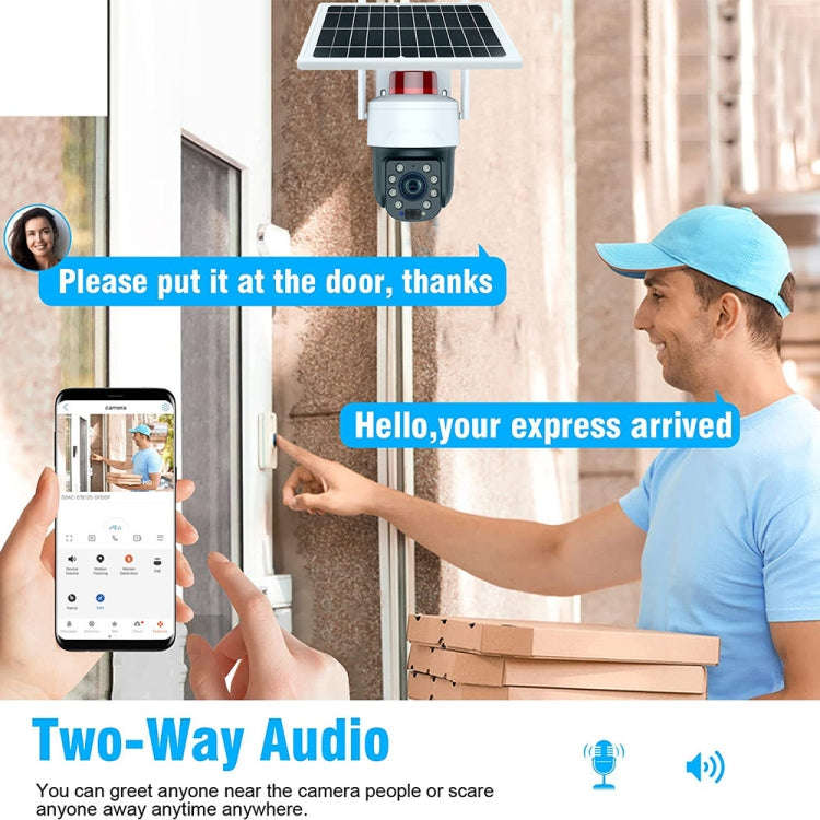 RH-Q10 Graffiti 5MP Wifi Wireless Solar Camera 30X Optical Zoom Auto Tracking Patrol IP66 Waterpr...