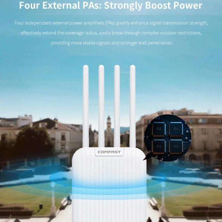 COMFAST CF-WA973 WiFi 7 Outdoor Access Point Dual-Band 3600Mbps High Power Wireless AP, 2.5G WAN ...
