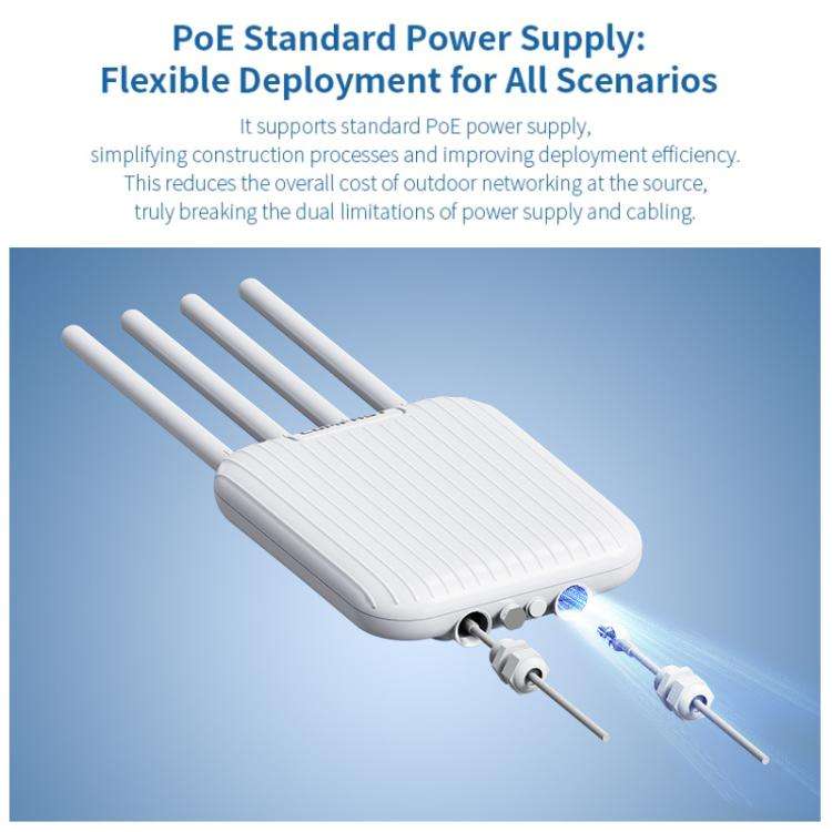 COMFAST CF-WA973 WiFi 7 Outdoor Access Point Dual-Band 3600Mbps High Power Wireless AP, 2.5G WAN ...