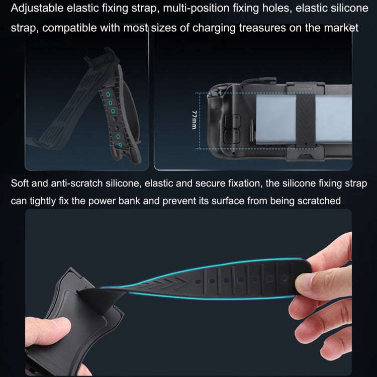 Hifylux ST-BF27 For Steam Deck Game Console Charging Treasure Base Mobile Power Desktop Bracket, ...