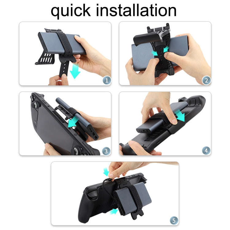 Hifylux ST-BF27 For Steam Deck Game Console Charging Treasure Base Mobile Power Desktop Bracket, ...