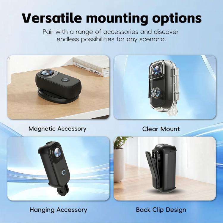 4K WIFI HD Recorder Thumb Action Camera, MZ01