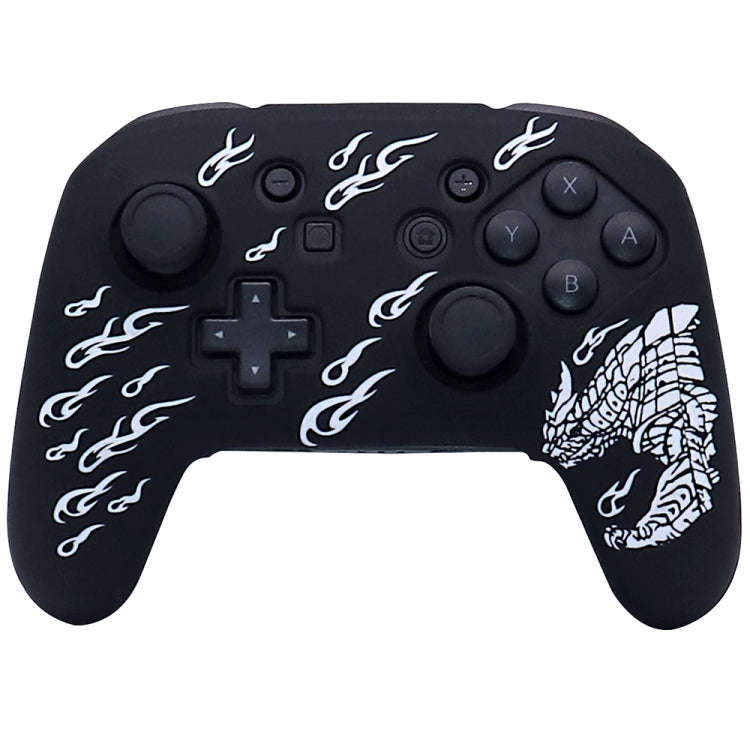 For Nintendo Switch Pro Game Handle Soft Shock Absorbing Silicone Protective Sleeve, White, Red, ...