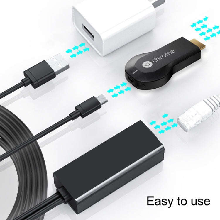 RJ45 Micro USB to 100M Ethernet Adapter Steady Watch Video, Micro USB