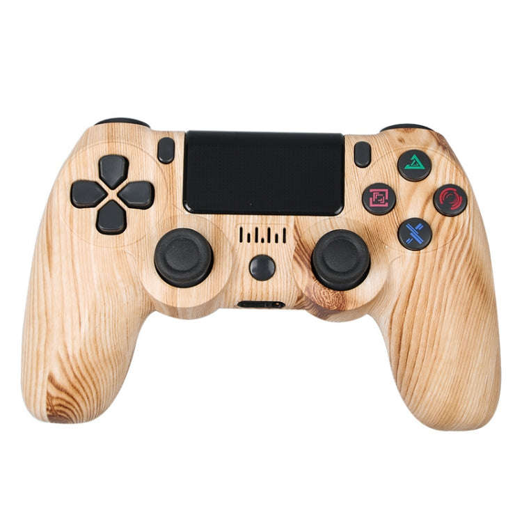 For PS4 Wireless Bluetooth Game Controller With Light Strip Dual Vibration Game Handle, White, Bl...