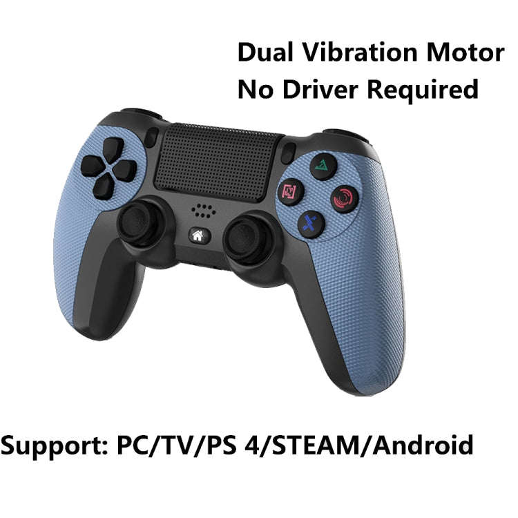 KM048 For PS4 Bluetooth Wireless Gamepad Controller 4.0 With Light Bar, KM048 (Battle Gray), KM04...