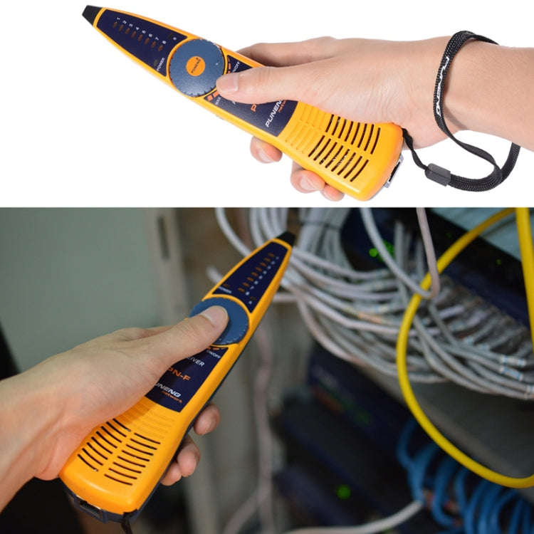 PN-F RJ11 / RJ45 Network Wiring Finder Network Cable Checker POE Tester Anti-interference, RJ11 /...