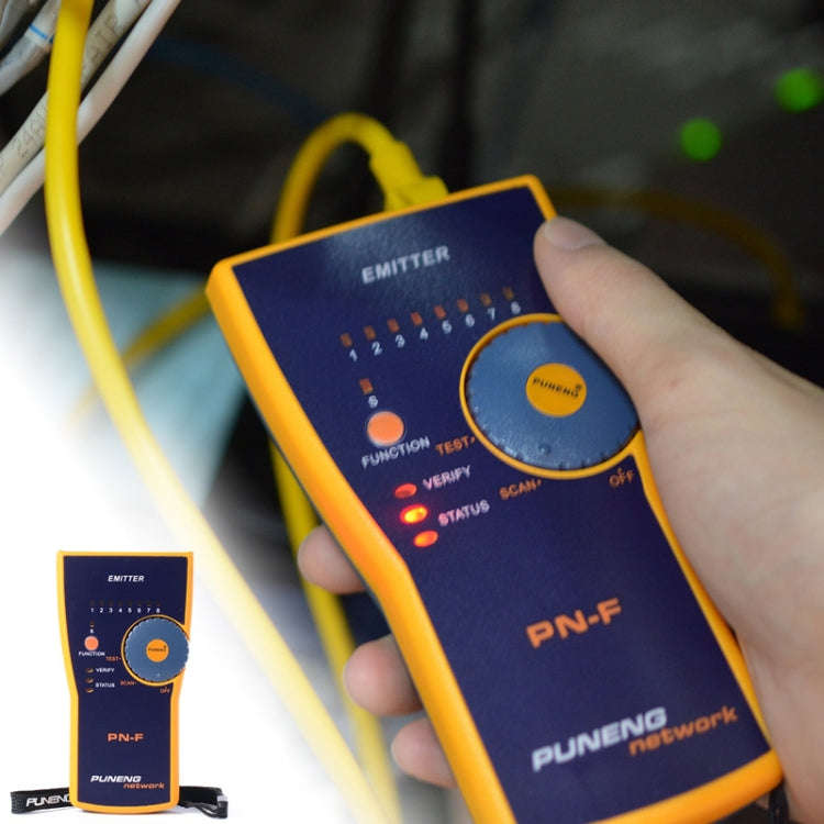 PN-F RJ11 / RJ45 Network Wiring Finder Network Cable Checker POE Tester Anti-interference, RJ11 /...