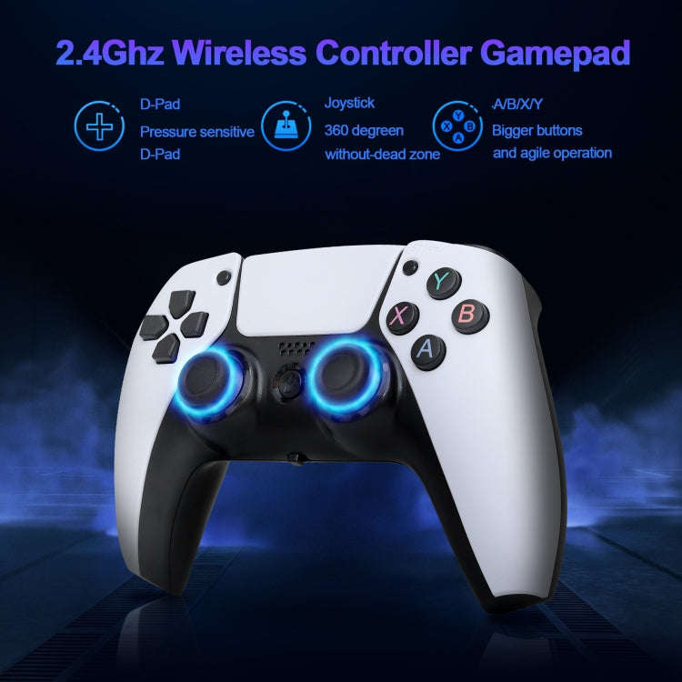 U10 Video Game Console 64G 10000+ Games Retro Handheld 4K TV Game Stick Wireless Controller, U10 ...