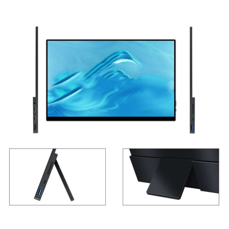 4K Portable External Extended Screen Display For Switch/PS5/Mobile Phone/Computer, 13.3 inch Ordi...