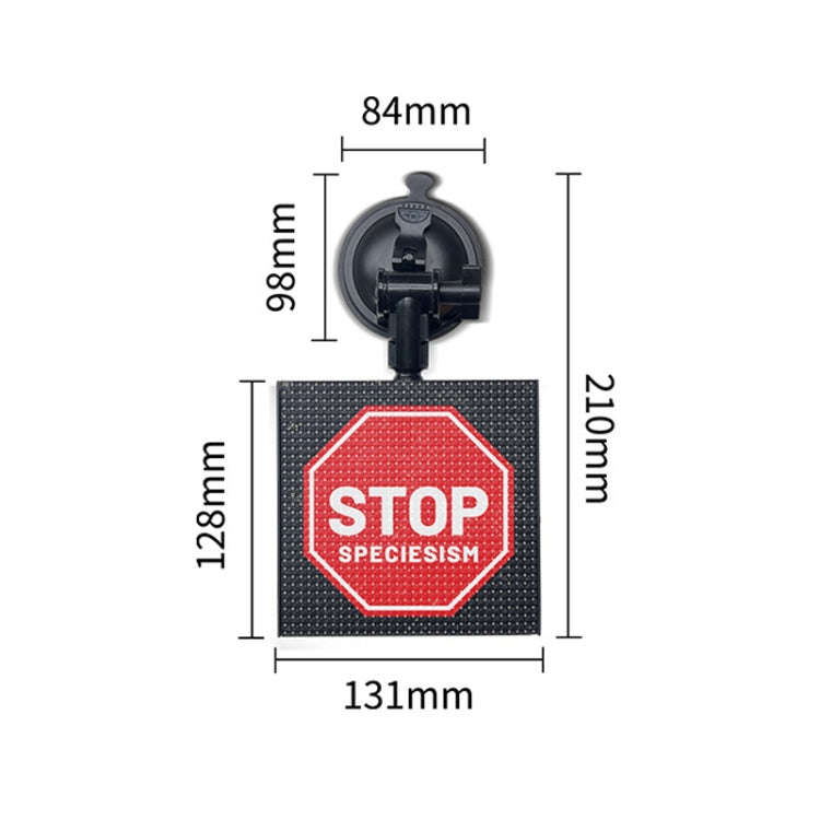 LED Dynamic Emoticon Car Display Screen 5V USB Interface, USB Interface