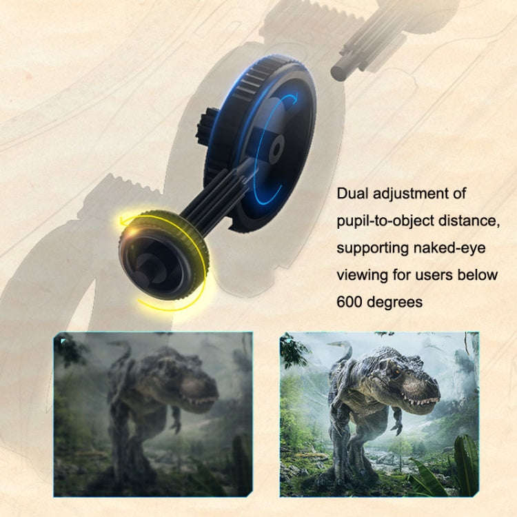 3D Virtual Reality Gaming Glasses Immersive VR Smart Glasses, G02ED