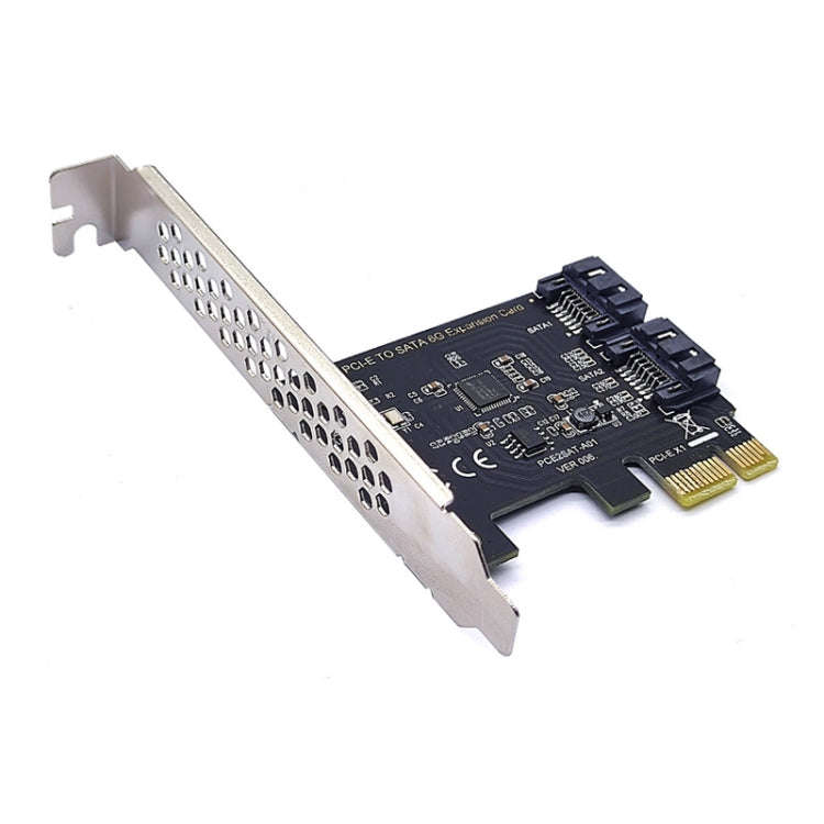 PCE2SAT-A01 PCI-E 1X To SATA3.0 Expansion Card 6 Gbps Transfer Card, PCE2SAT-A01
