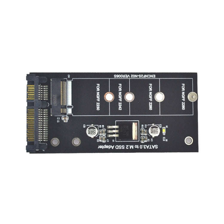 ENCNF2S-N01 NGFF To SATA3 Transfer Card M.2 KEY B-M SSD To 6Gbps Interface Conversion Adapter, Wi...