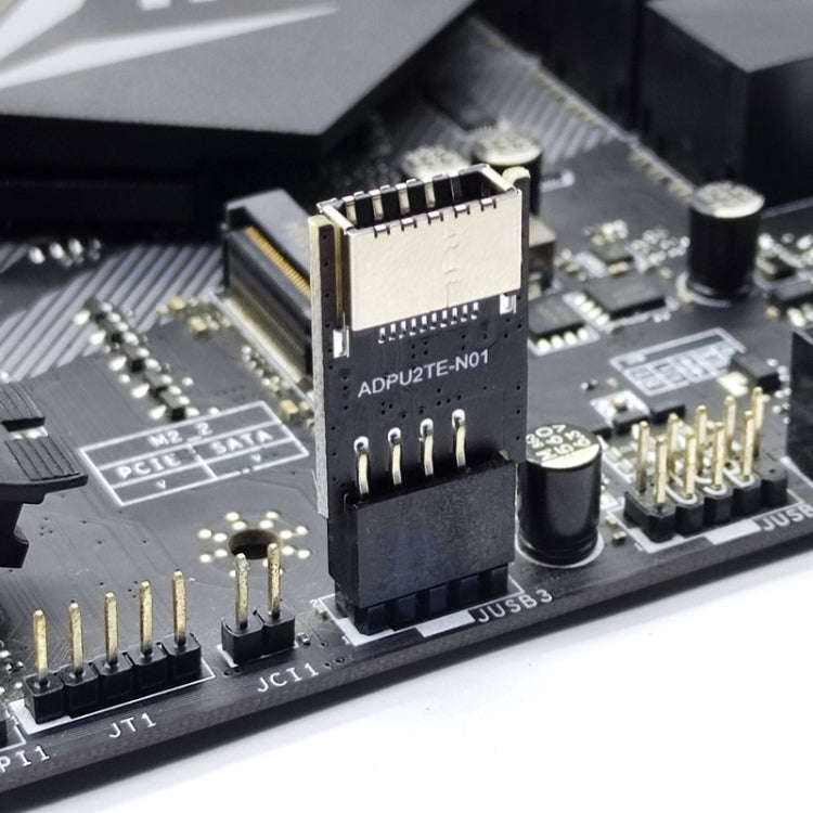 USB 2.0 Front Panel Header USB 9pin To USB 2.0 Type-E Internal Adapter, USB 2.0 9pin