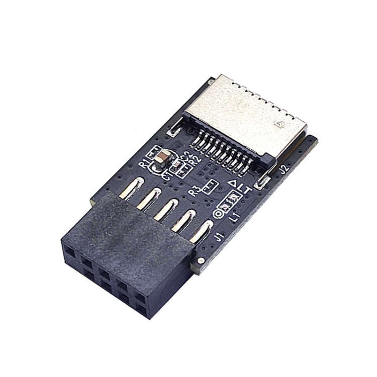 USB 2.0 Front Panel Header USB 9pin To USB 2.0 Type-E Internal Adapter, USB 2.0 9pin