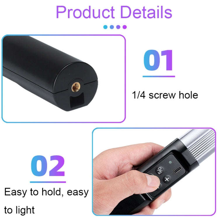 RGB 39 LEDs Photography Fill Light LED Handheld Live Stick Light, LP430