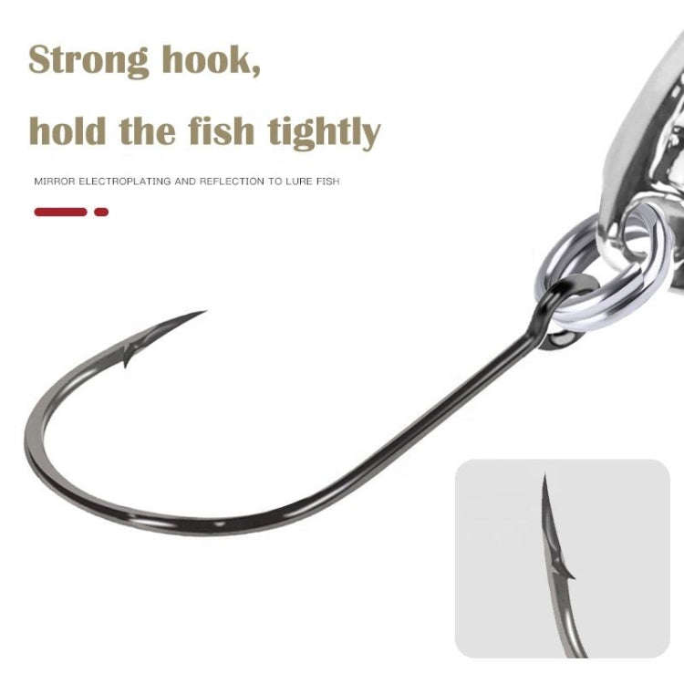 Single Hook Spoon Type Horse Mouth Melon Sequins False Lures Fishing Lures, 10pcs 5g, 10pcs 3.5g,...