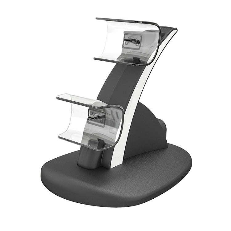 iplay HBP-253 For PS5 Game Wireless Handle Double Charging Base Placement Bracket, HBP-253 (White...