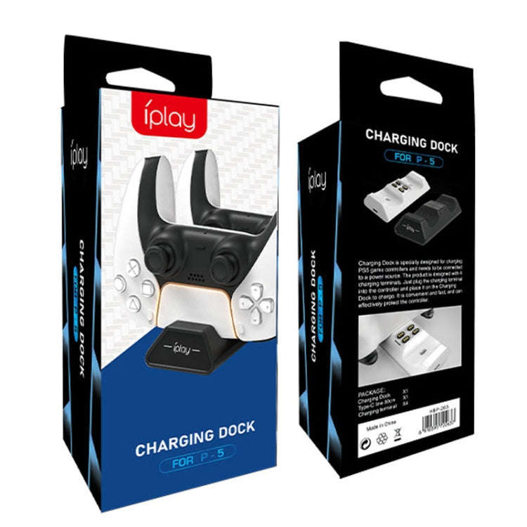 iplay HBP-263 For PS5 Handle Dual Seat Charging Support, HBP-263