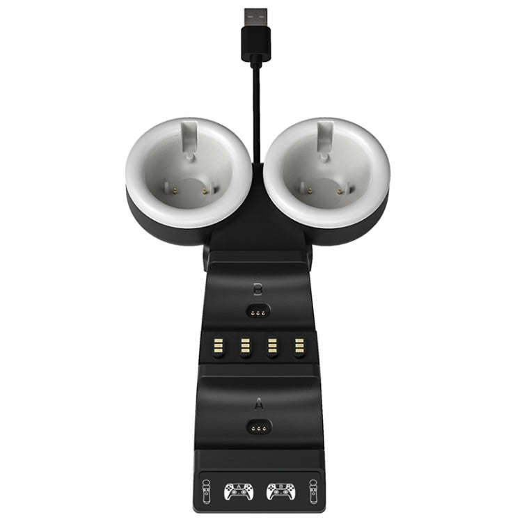 Iplay HBP-301 For PS5 / PS VR MOVE Controller Handle Dual Seat Charger 4 In 1 Charger, HBP-301