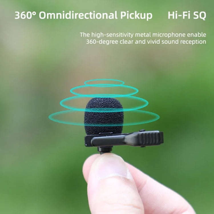 Sunnylife MC490 Collar Microphone Motion Camera Recording Wheat, For DJI Action3/2, For Insta360 ...