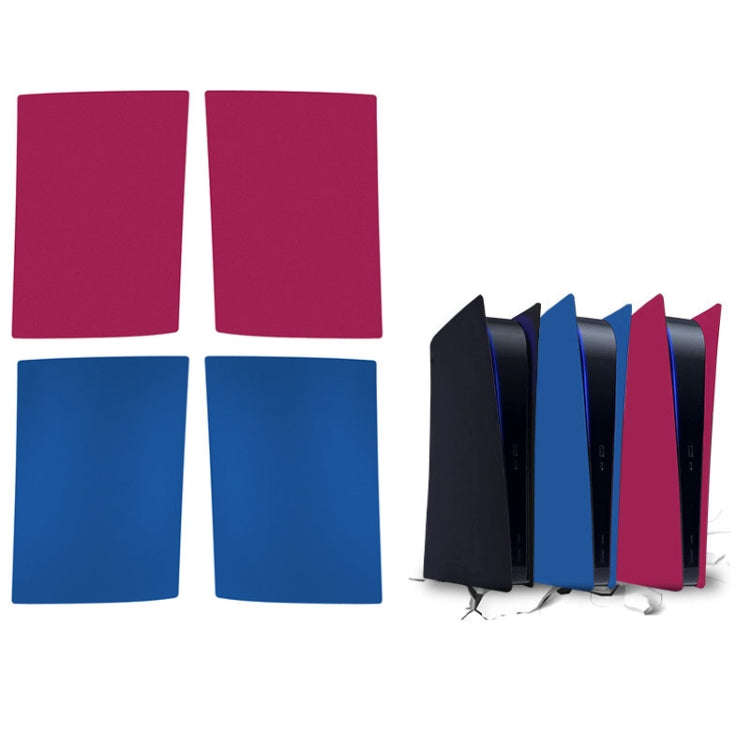 HBP-384 For Sony PS5 Digital Edition Console Protective Shell Game Console Accessories, Red, Blue