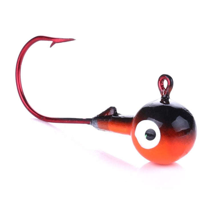 HENGJIA 5colors/set Lua Lead Head Hook Set Colorful Fish Hook Set, 7g, 10.5g