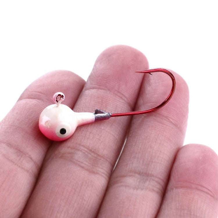 HENGJIA 5colors/set Lua Lead Head Hook Set Colorful Fish Hook Set, 7g, 10.5g