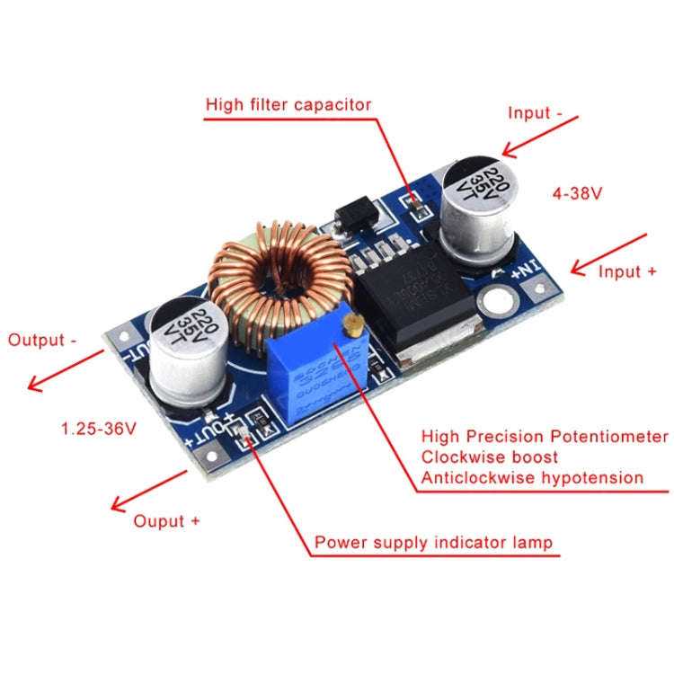 DC-DC Adjustable Buck Power Module 5-32V High Power, Power Module