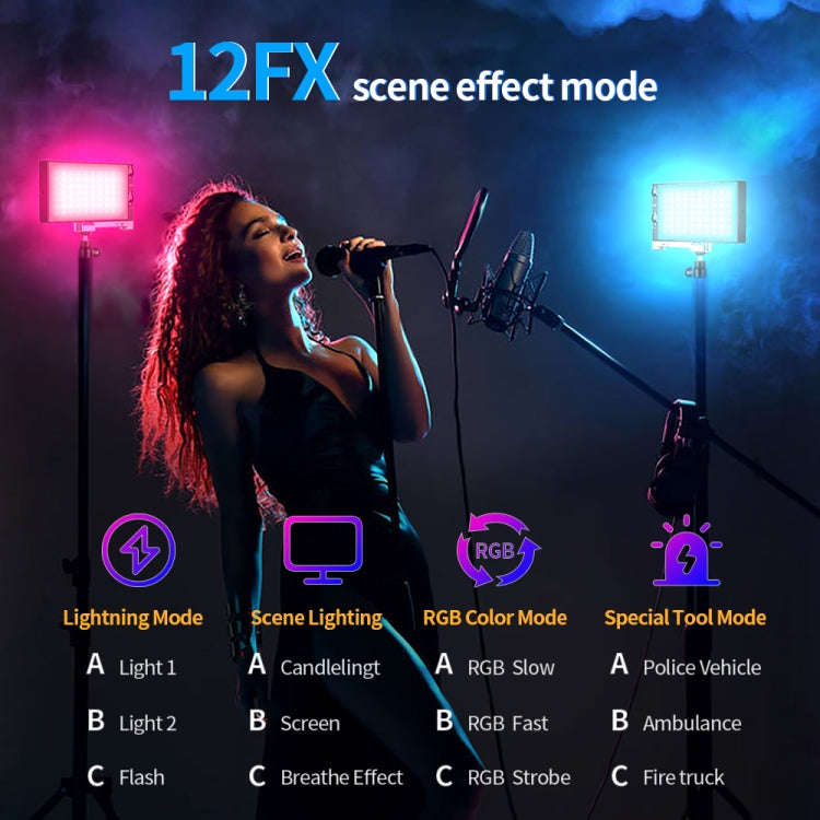 Pixel G1S Mini Outdoor RGB Color Fill Light Camera Small Desktop Lights