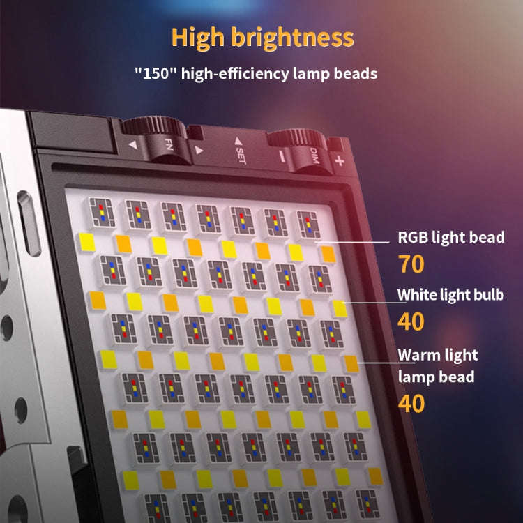 Pixel G1S Mini Outdoor RGB Color Fill Light Camera Small Desktop Lights