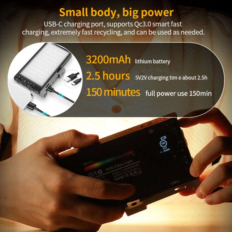 Pixel G1S Mini Outdoor RGB Color Fill Light Camera Small Desktop Lights