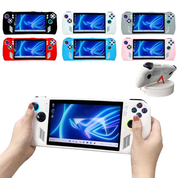For ASUS ROG Ally Handheld Game Console Silicone Drop-proof Protective Case All-inclusive Case, B...