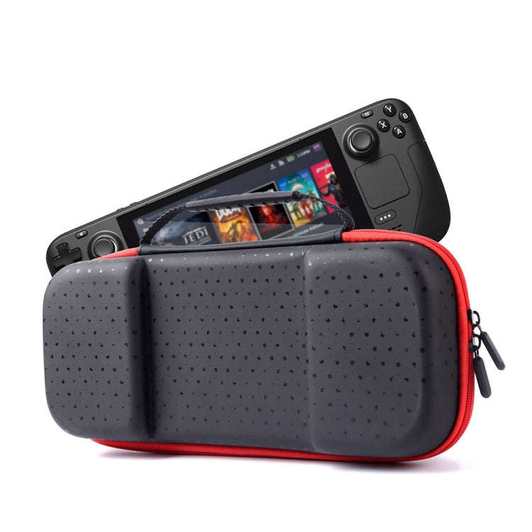 For Steam Deck Game Console Storage Bag Waterproof and Drop-proof with Interlayer, PU Bag