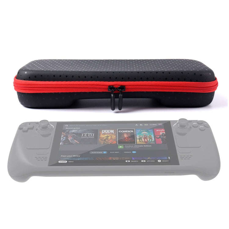 For Steam Deck Game Console Storage Bag Waterproof and Drop-proof with Interlayer, PU Bag