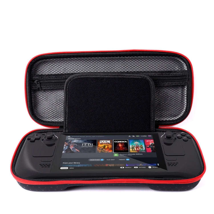 For Steam Deck Game Console Storage Bag Waterproof and Drop-proof with Interlayer, PU Bag