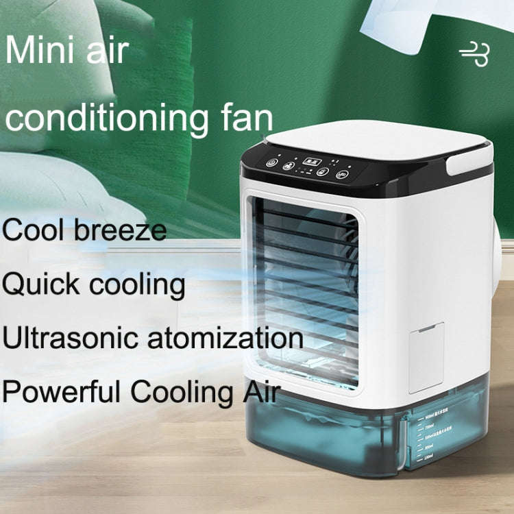Desktop Mini Cold Air Fan Home Humidifier Dual Spray Air Conditioning Fan, Without Plug, With CN ...