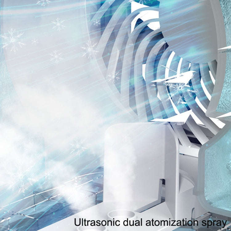 Desktop Mini Cold Air Fan Home Humidifier Dual Spray Air Conditioning Fan, Without Plug, With CN ...