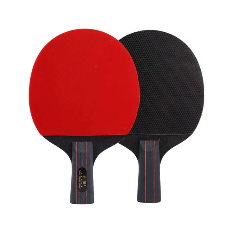 4 Star Table Tennis Racquet with 3 Balls & Bag Set, Long Handle, Short Handle