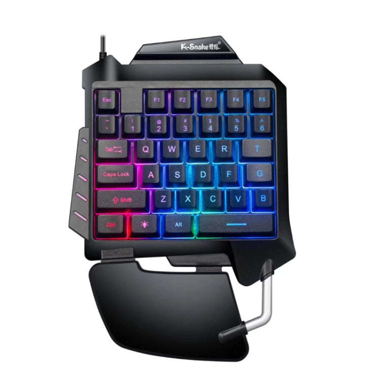 K-Snake G92 Single Small Keyboard Mobile Games Luminous Robotic Machine Sensory Game Keyboard, K-...