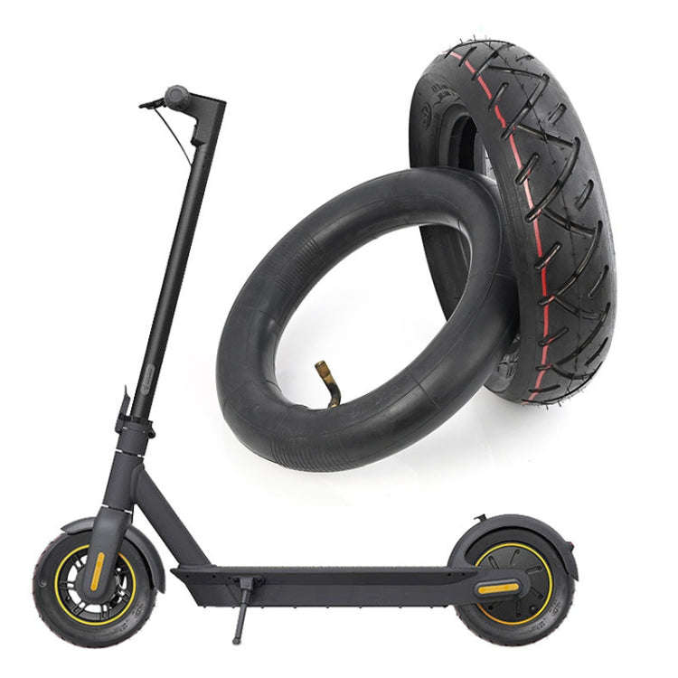 10 X 2.5 Inflatable Inner Tire + Outer Tire Kit  For Ninebot MAX G30 10-Inch Scooter, For Ninebot...