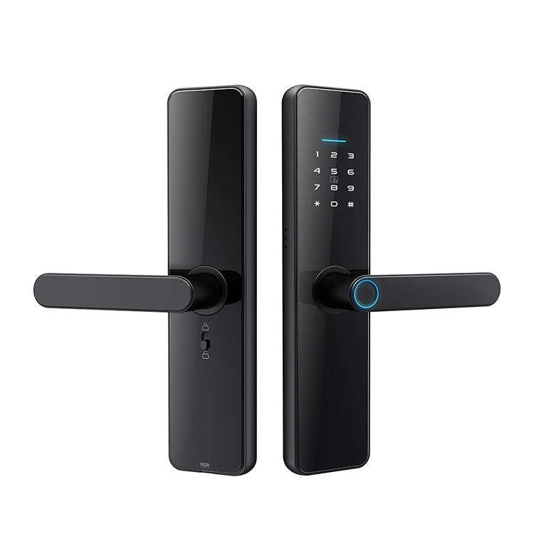 C91 Tuya Smart WiFi Password Fingerprint Electronic Door Lock, C91 Black, C91 Silver, C91 Bronze
